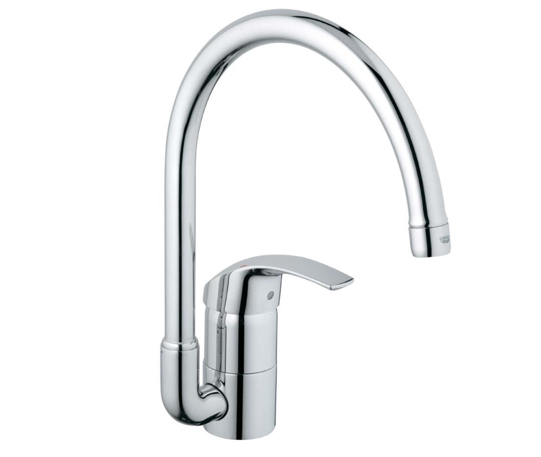 virtuves izlietnes maisitajs Essence Profi ar izvelkamu du嗽, hroms/matets melns