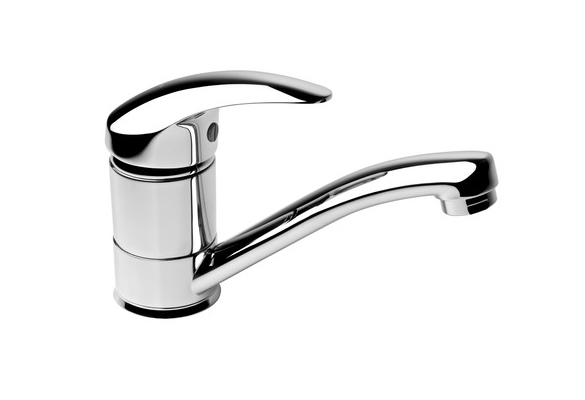 virtuves izlietnes maisitajs Lyra, no sienas, iztece 210 mm, hroms