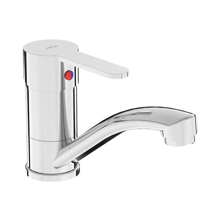 virtuves izlietnes maisitajs Lyra, iztece 143 mm, hroms