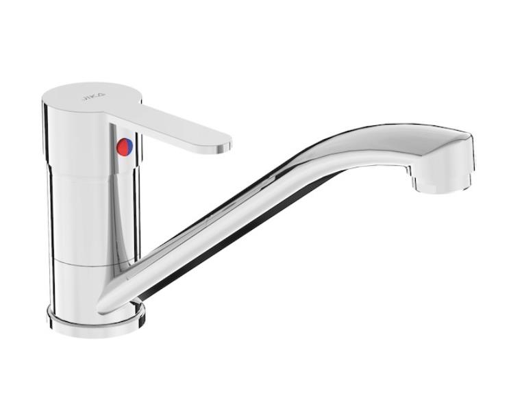 virtuves izlietnes maisitajs Lyra Smart, zema iztece 143 mm, hroms