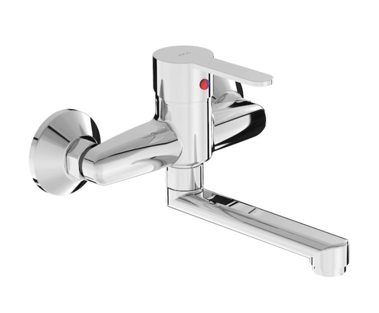 virtuves izlietnes maisitajs Lyra Smart, zema iztece 210 mm, hroms