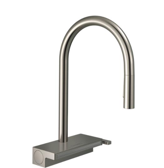 virtuves izlietnes maisitajs ar izvelkamu du嗽 Axor Citterio M, hroms