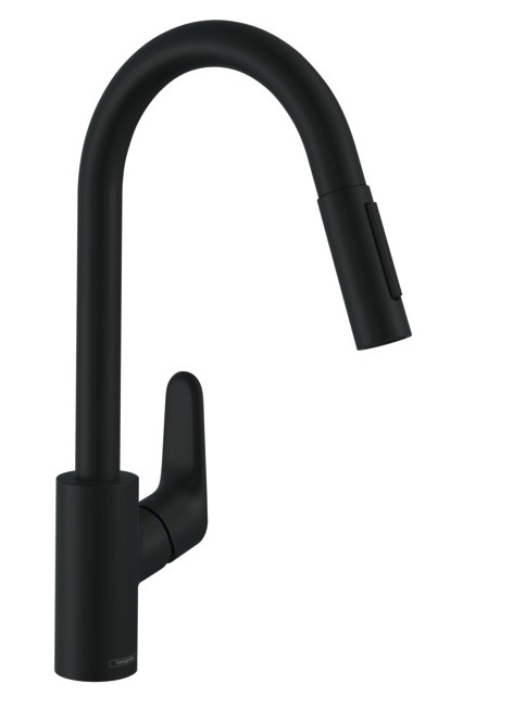 virtuves izlietnes maisitajs Focus M41 260 1jet, matets melns