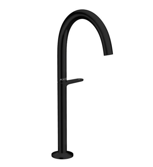 izlietnes maisitajs Finoris 110, ar push-open, matets melns