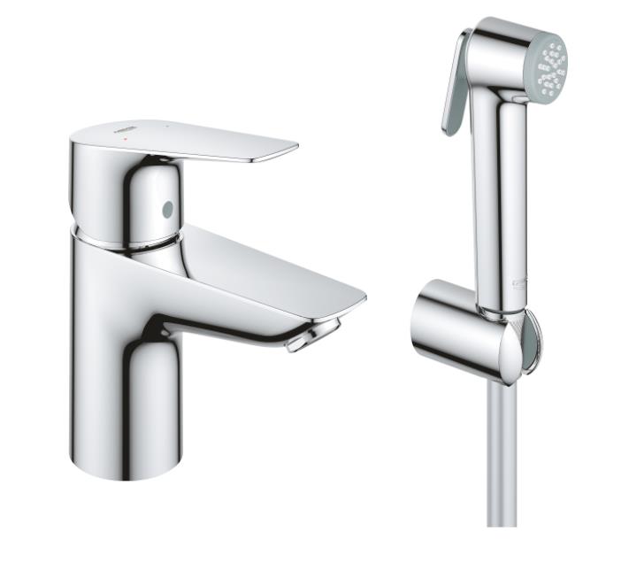 izlietnes maisitajs BauEdge S, ar pop-up, hroms