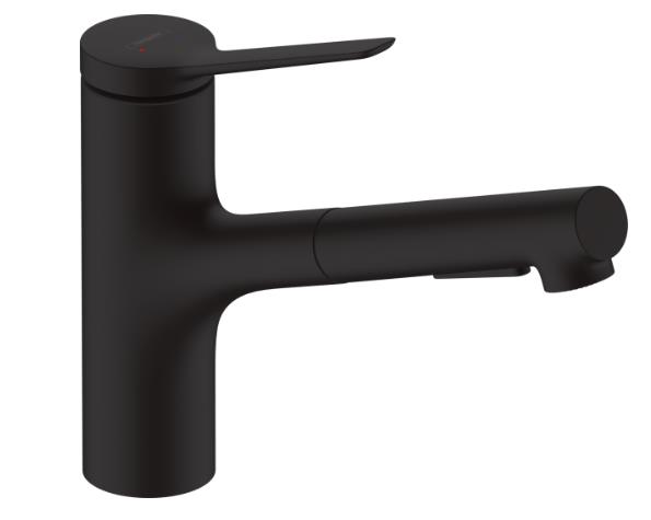 virtuves izlietnes maisitajs ar izvelkamu du嗽 Zesis M33-150 2jet, stainless steel optic