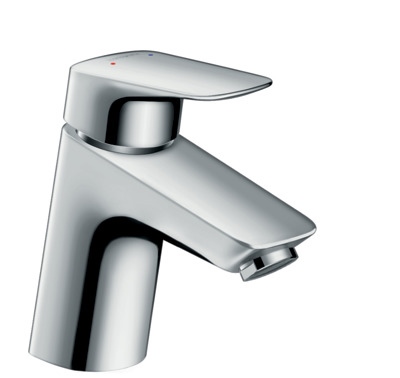 izlietnes maisitajs Logis 100, ar push-open, hroms