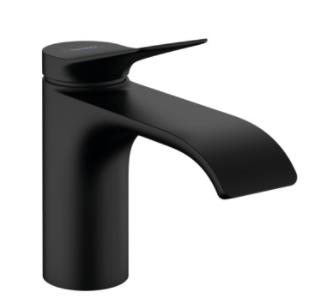 izlietnes maisitajs Vivenis 250, paaugstinats, ar pop-up, matets melns